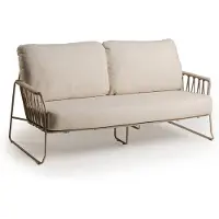 Tierra Outdoor 2-zits Loungebank Rivera Beige