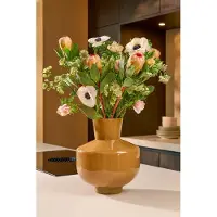 Mica Decorations Vaas Judy Beige / Oranje D 25 H 29,5 Cm