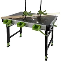 TRUTZHOLM Werkbank klappbar höhenverstellbar bis 90 cm Multifunktionstisch Werkzeugboxen Spanntisch