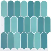 vidaXL Veer Tegel 20 st Blauw 30 x 30 cm Polyurethaan en PET