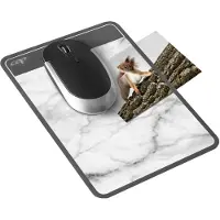 Cep muismat mineral, grijs/lichtgrijs marmer
