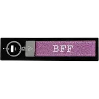 Depesche sleutelhanger BFF vriendschap cadeau zwart met metaal.