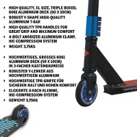 Schildkrot-Puppen stuntstep Kickless Sunset - stunt scooter voor tricks en stunts.