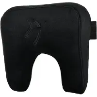 AROZZI Nekkussen voor Stoel - Memory Foam - Velours - Zwart