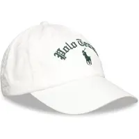 Ralph Lauren Heren Wit geborduurde twill pet (OSFA), Casual, Katoen 710B19129001