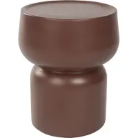 Housecraft living Eline Bijzettafel Rond 30 cm Terracotta