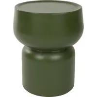 Housecraft living Eline Bijzettafel Rond 30 cm Groen