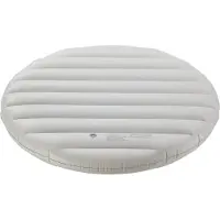 Arebos Opblaasbare Thermische Hot Tub Cover Ø130 cm Isolerend PVC Energiebesparend Weerbestendig voor 4 Personen