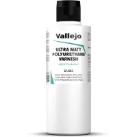Vallejo Hobbyverf - 27653 Ultra Matt Polyurethane Varnish - Verf flesje - 200 ml