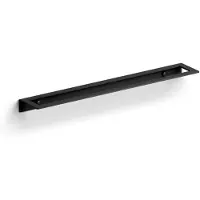 Clou Fold handdoekrek 45 cm, mat zwart poedercoating