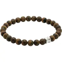 Steel & Barnett Armband Stones Basic Geel heren