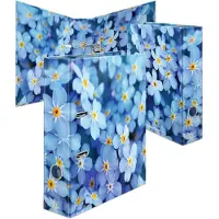 Herma ordner Blue Flowers, DIN A4, 70mm rugbreedte