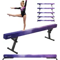Vevor Evenwichtsbalk Gymnastiek Kinderen 241 cm Hoogte Verstelbaar (5 Niveaus)