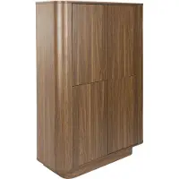 Housecraft living Almira Kast Hout/ Marmerlook Walnootkleur