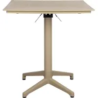 Housecraft living bistrotafel George George Bistrotafel/ Tuintafel/ Balkontafel Inklapbaar 70x70 cm Beige