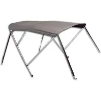 OceanSouth Biminitop DELUXE 3 boog breedte 150-170cm GRIJS