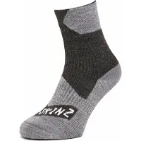 Sealskinz Wp All Weather Socks Zwart,Grijs EU 36-38 Vrouw