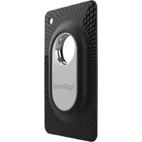 Telestore - Pasjeshouder geschikt voor Samsung SmartTag 2 - Slim Pasje Creditcard Houder silicone Case - Portemonnee Hoesje - GPS tracker case sleutelhanger - Zwart