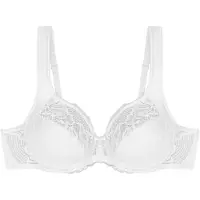 Triumph Niet voorgevormde bh Modern Lace+Cotton | Maat: 105E | Kleur: Wit