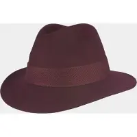 Hatland Cathy - Wollen dames - Bordeaux rood - Assorti - M