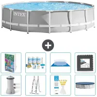 Intex Prism Frame Zwembad, rond - 427x107 cm - 7-delig, model S581