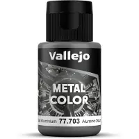 Vallejo Hobbyverf Acrylverf - 77703 Metal Color Dark Aluminium - Acryl (32 ml) Verf flesje - 32 ml