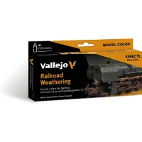 Wittmax Hobbyverf Acrylverf - 70264 Model Color - Spoorweg Verwering door Chema Cabrero - Acryl Set 8x Verf set - 8x 18 ml