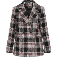 MyMo ROCKS Blazers lichtgrijs / rood / zwart