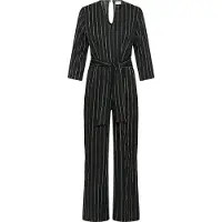 Kaffe Jumpsuit zwart / wit