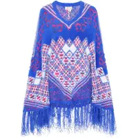 IZIA Cape cyaan blauw / rood / wit