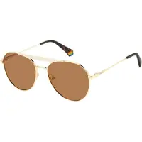 Polaroid Zonnebril PLD 6211/S/X 57/17/145 Goud paars RVS UNISEX PLD 6211/S/X