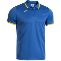 Joma Combi Premium Short Sleeve Polo Blauw 5-6 Years Jongen