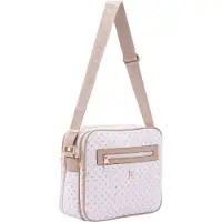 Briciole Schoudertas camel / ecru