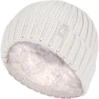 Heat Holder Dikke dikke geribbelde muts voor meisjes - Buttercream