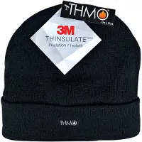 THMO - 3 m Dunsulate thermo warme muts voor heren - Zwart