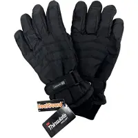 Thinsulate 3m Dunsulate waterdichte skihandschoenen voor heren - Zwart