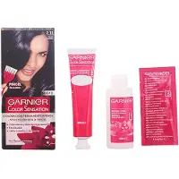 Garnier KLEUR SENSATIE 2.10 zwartblauw. De intense herbruikbare permanente kleur biedt een duurzame intense kleur en glans.