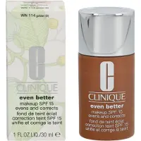 Clinique - Even Better Makeup Foundation Spf 15 - 24u Langhoudend & Waterproof - Vermindert Pigmentatie WN 114 Golden
