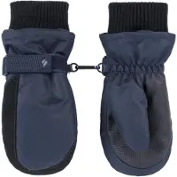 Heat Holder Kinderen Winter Fleece Gevoerde Thermische Ski Sneeuw Wanten - Blauw