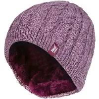 Heat Holder - Fleece gevoerde Alesund-hoed voor dames - Roos