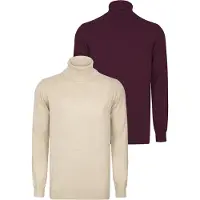 Felix Hardy Trui beige / wijnrood