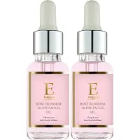 Erth Skin London 2x Rozenbloesem Glow Gezichtsolie 1 St