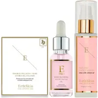 Erth Skin London EGF Serum + Gezichtsolie + Dubbele Collageen Oogkussentjes 1 St