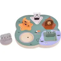 Small Foot - Houten 3D Dierengeluiden Puzzel Safari