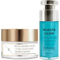 Erth Skin London Marine Glow Serum & Hyaluronzuur Dagcrèmeset 80 ml