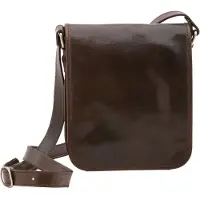 Viola Castellani Schoudertas chocoladebruin