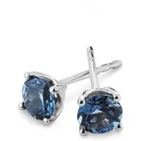 Orolino Ohrringe Gold 585 mit 2x Blautopas (beh.) London Blue