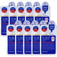 Mediheal , N.M.F Ampoule Beauty Mask, Oorspronkelijk, 10 Maskers, 0,91 fl oz (27 ml)