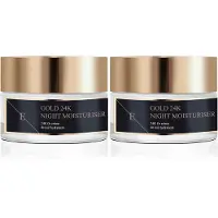Erth Skin London Anti-Rimpel Nacht Moisturizer 24K Goud x 2 1 St