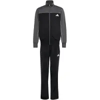 Adidas Trainingspak 'Junior Tricot Colourpop' donkergrijs / zwart / wit